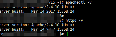 linux 如何查看apache和httpd版本